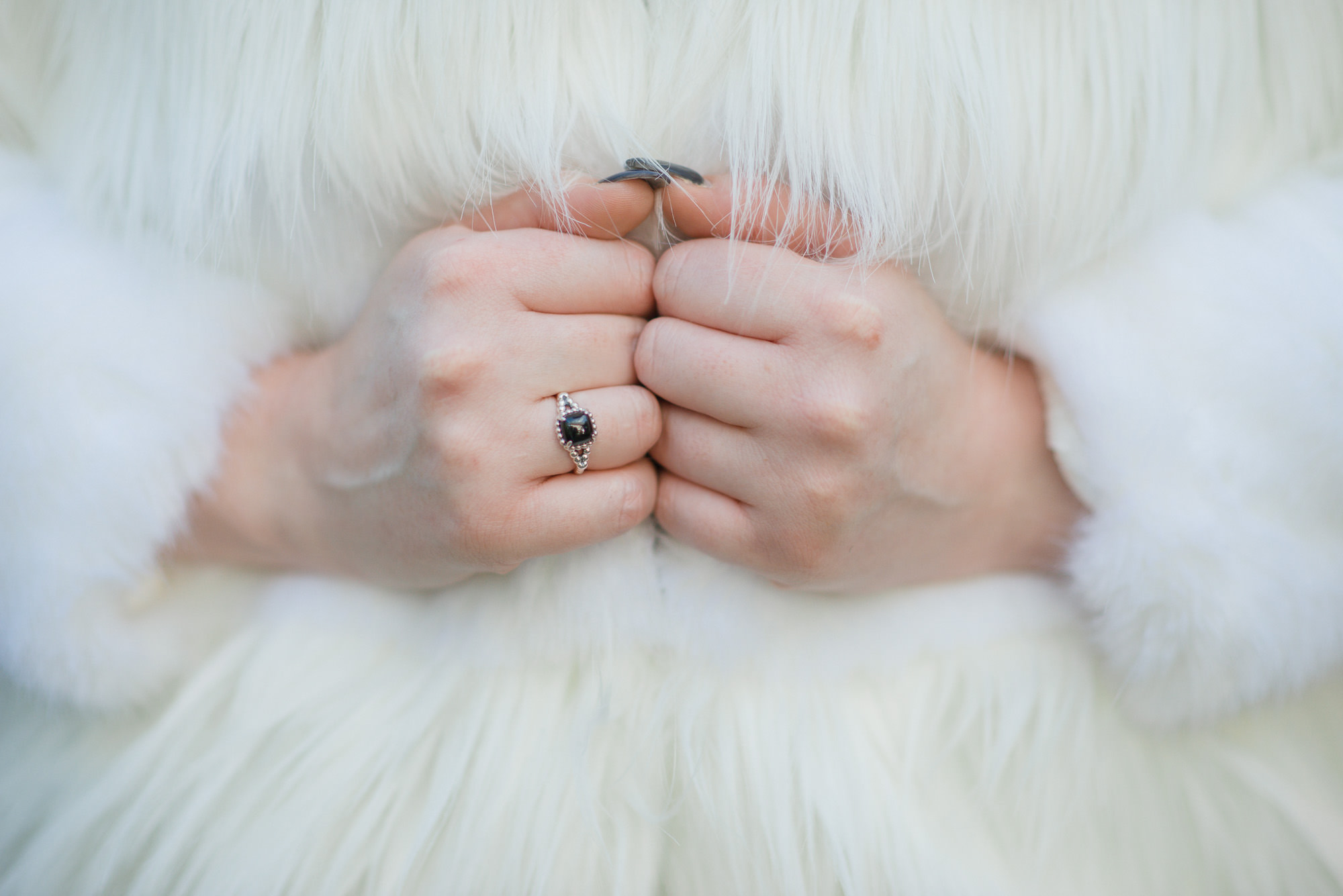 zara faux fur